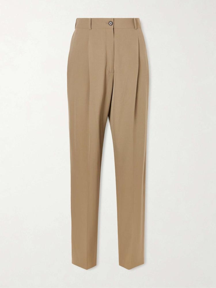 Gianni pleated wool pants