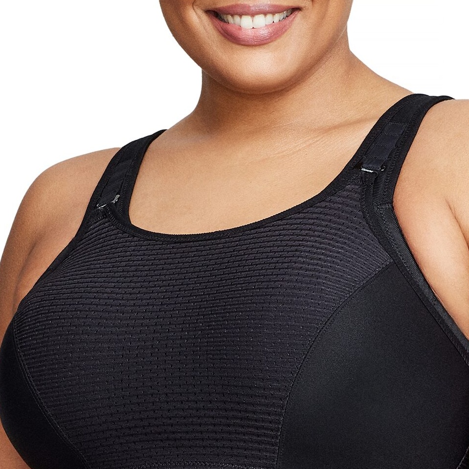 No-Bounce Cami Women's Medium Support Full Coverage Sports Bra 1166