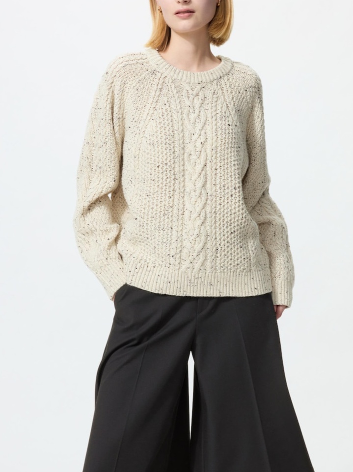 Low Gauge Cable Sweater