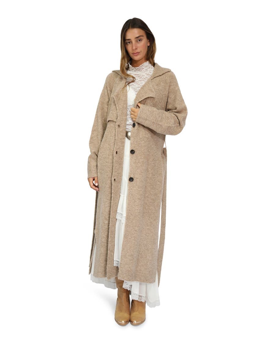 Live in Dream Maxi Trench Cardigan