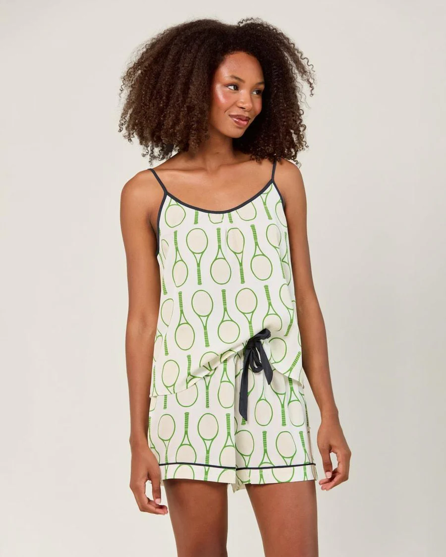 Tennis Time Cami Shorts Set
