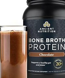 Grass Fed Bone Broth Protein Powder, Chocolate, 40 Servings