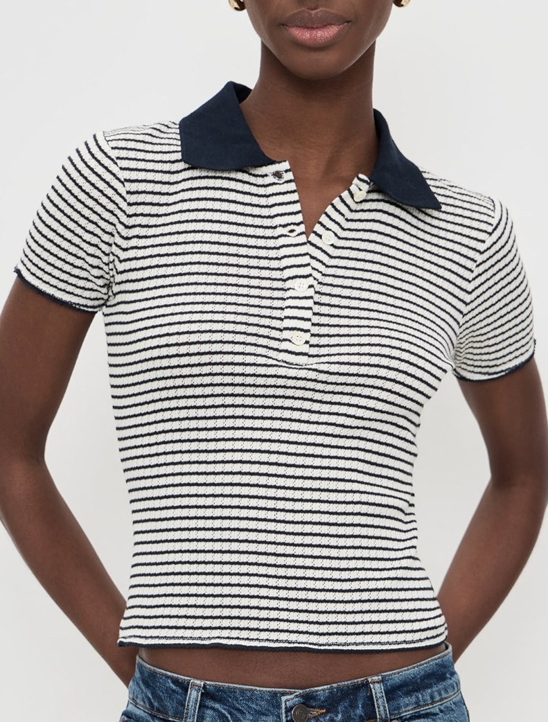 The Pointelle Polo