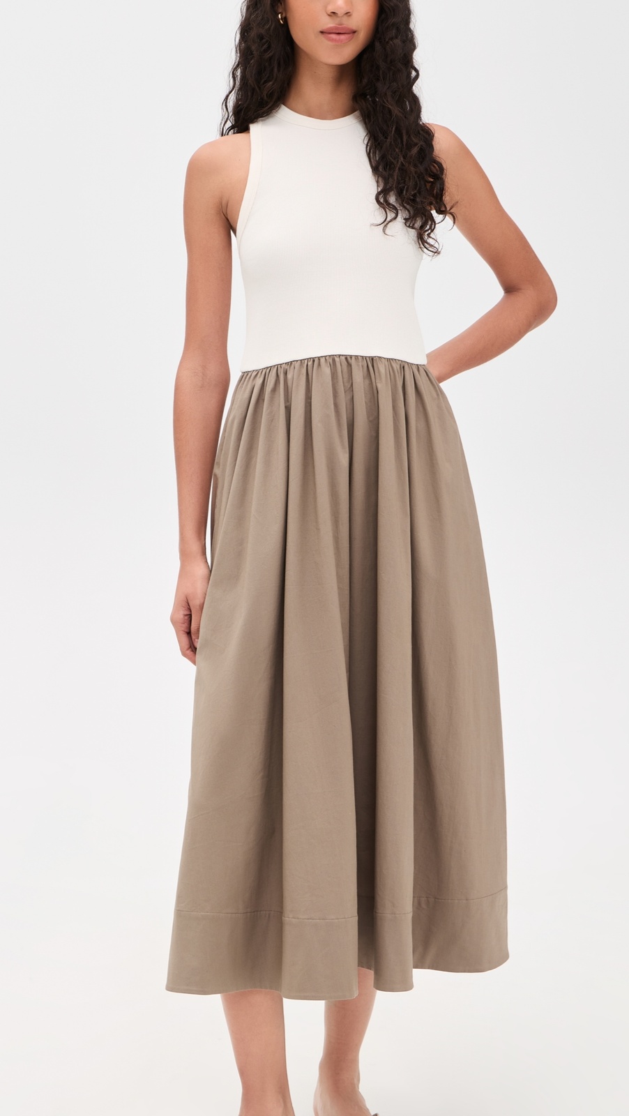 The RSVP Dress In Cream and Stone