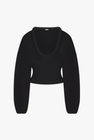 Knit Barrel Sweater