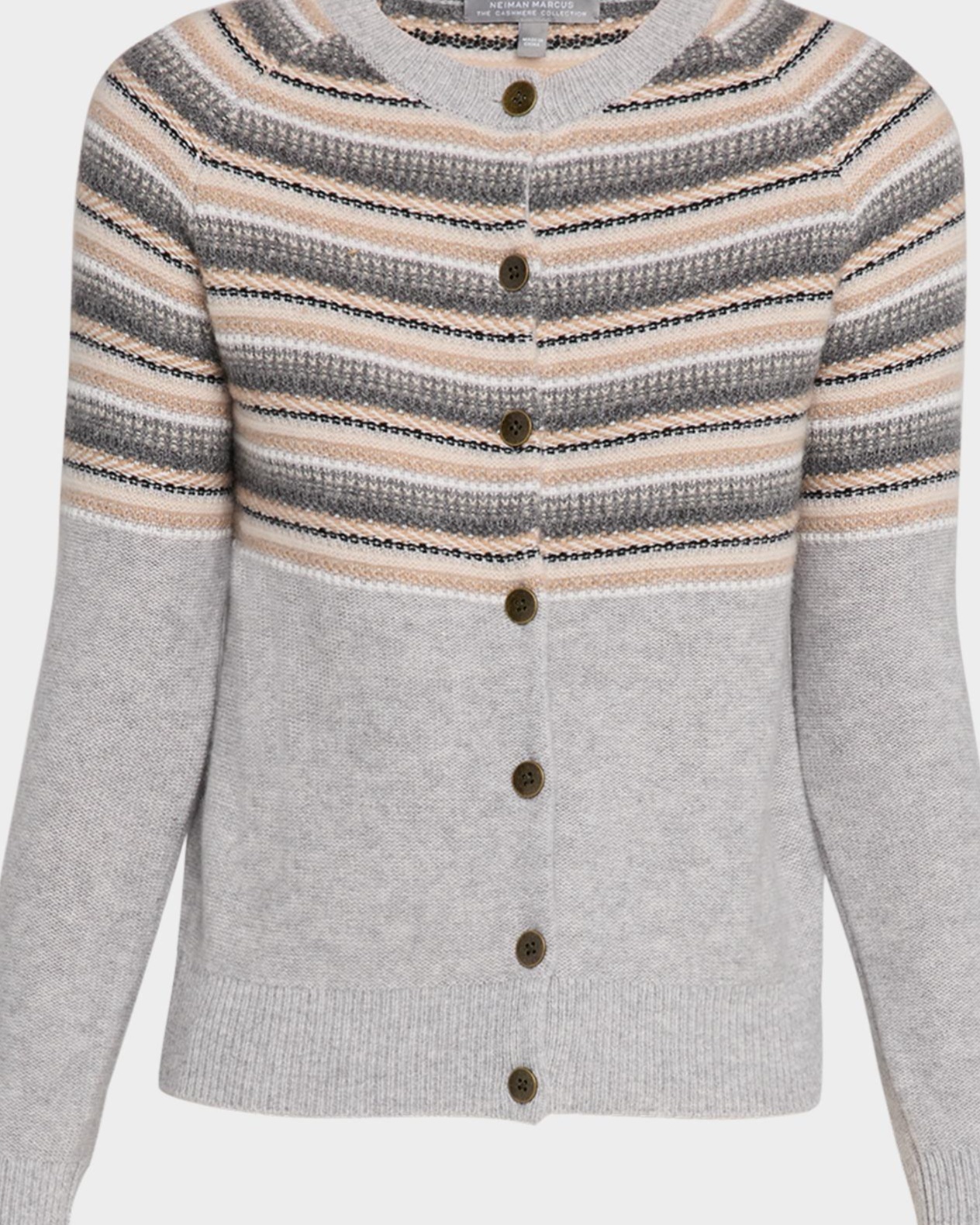 Cashmere Fair Isle Cardigan
