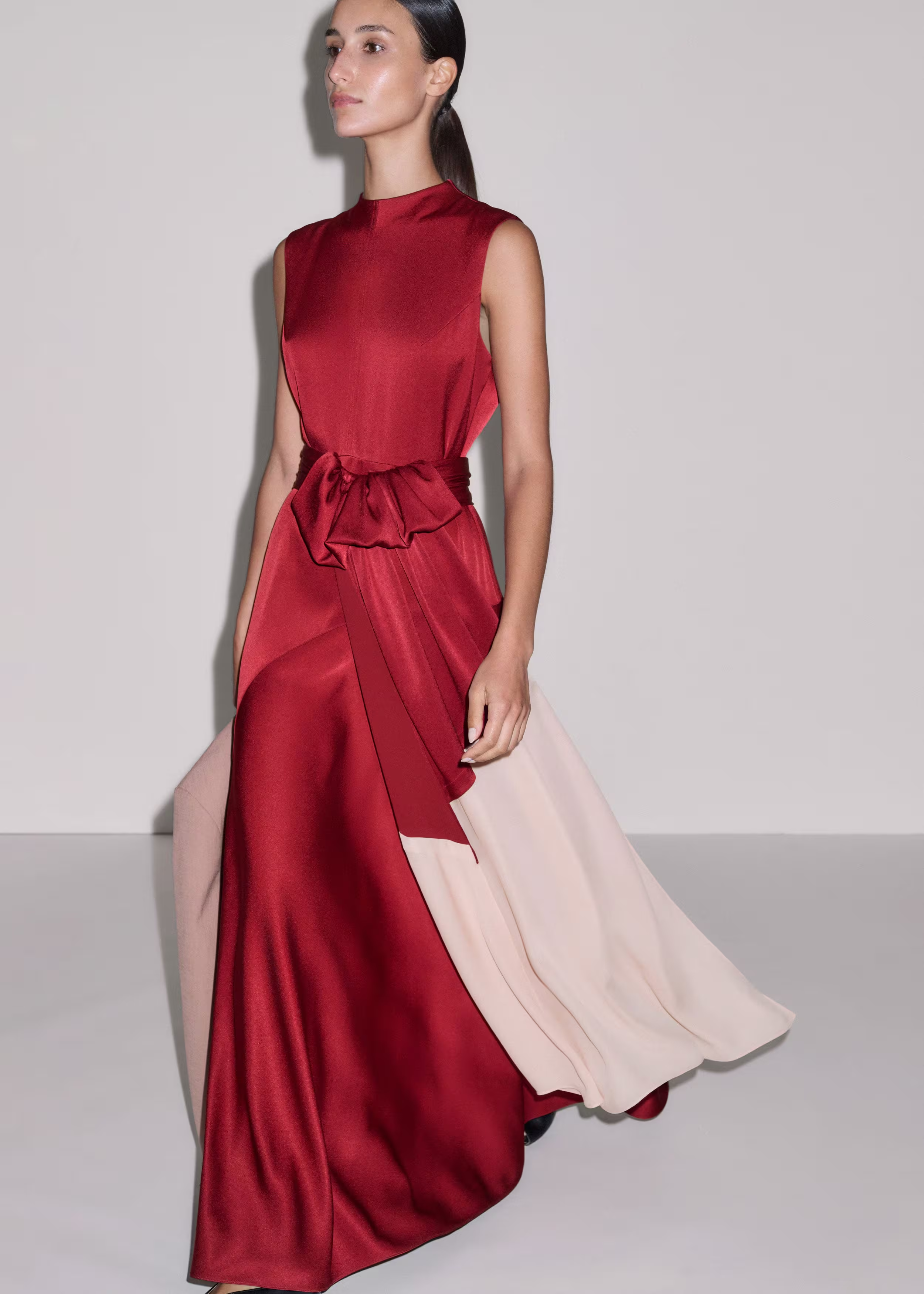 2-in-1 Full-Length Dress