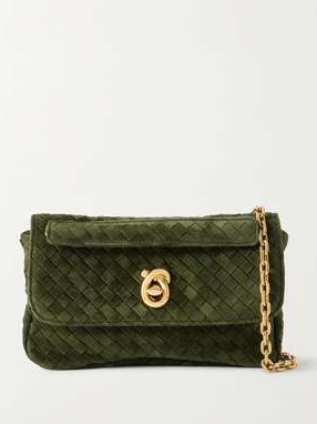 Baby Madison small Intrecciato leather shoulder bag