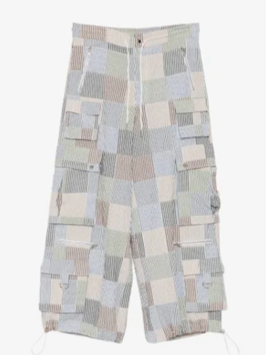 Millie patchwork cargo pants