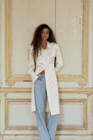 Tailored Silk Duster