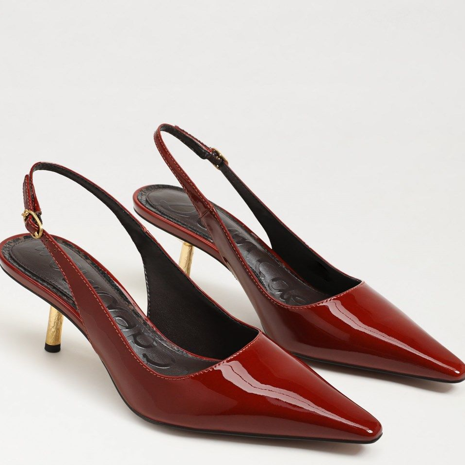 Bianka Gilded Slingback Pump