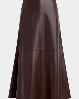 Joe's Jeans Joe’s Jeans x Dani Michelle The Tavi Faux-Leather Maxi Skirt