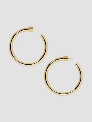 Natasha 10K Gold Huggies Earrings