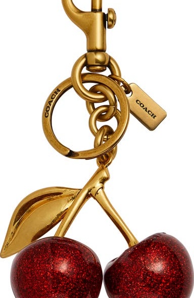 COACH Cherry Bag Charm