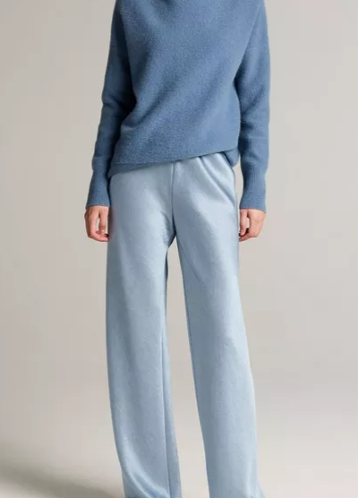 Colette High-Rise Fluid Satin Bias Pant