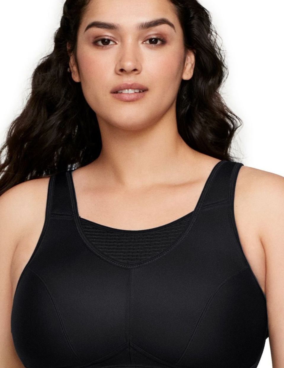 Full Figure Plus Size No-Bounce Camisole Elite Sports Bra Wirefree #1067