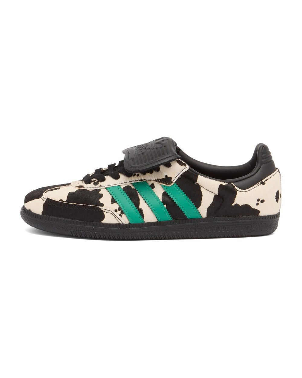 Samba LT Cow Print W Sneaker - Core Black, Lucid Blue & Gold