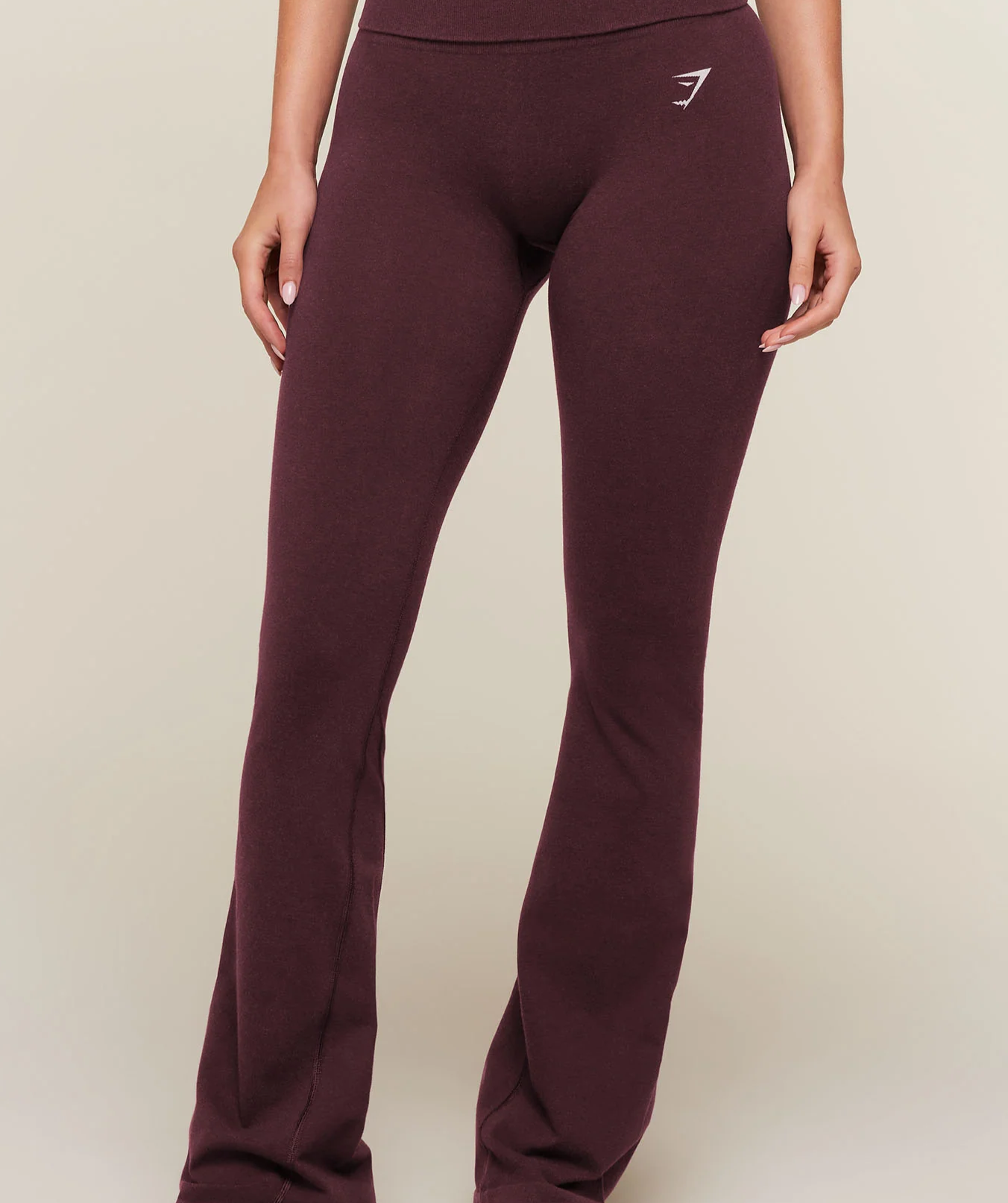 CottonMove™ Flared Leggings - Calm Purple Marl