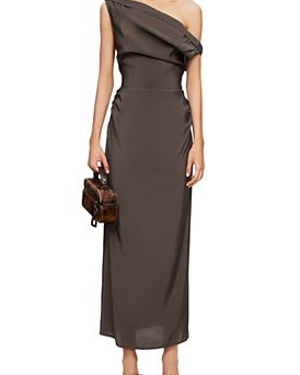 One Shoulder Maxi Dress