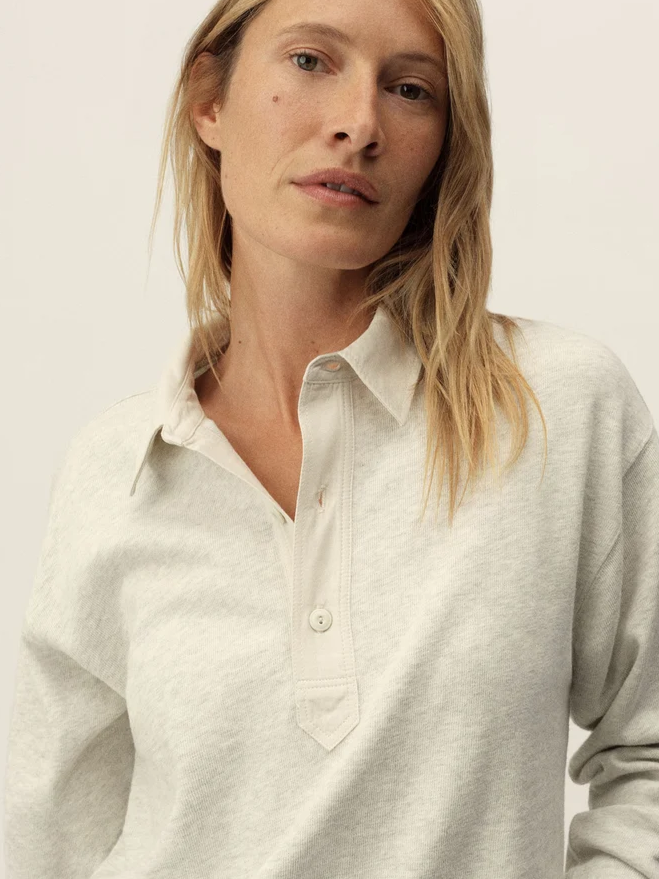 Field-Spec Boyfriend Crop Rugby Polo
