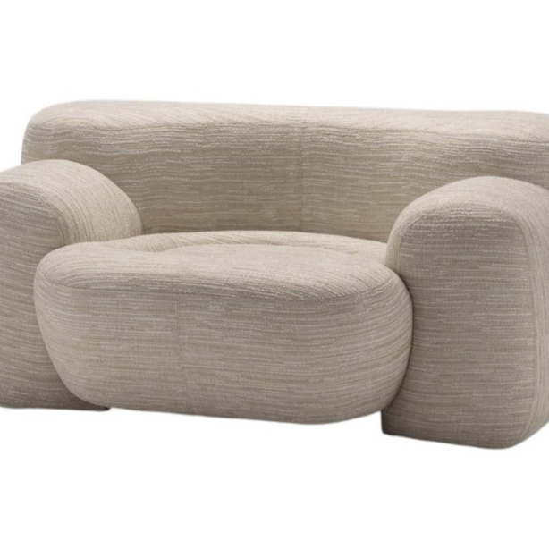 Lounge Chair 01 - Curved 1.5 seater lounge chair "love seat"