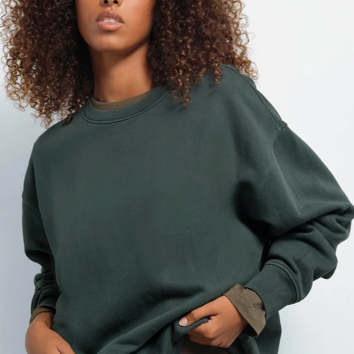 Organic Fleece Oversized Sweatshirt
