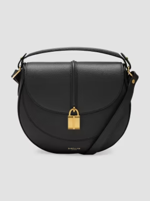 Sienna Saddle Grain Leather Crossbody Bag