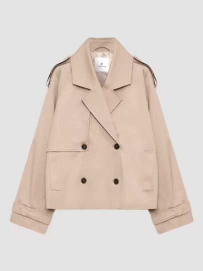 Rickie Crop Trench Coat