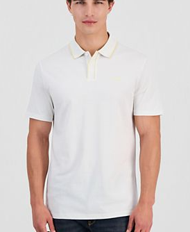 Men's Dalombi Button-Placket Polo Shirt
