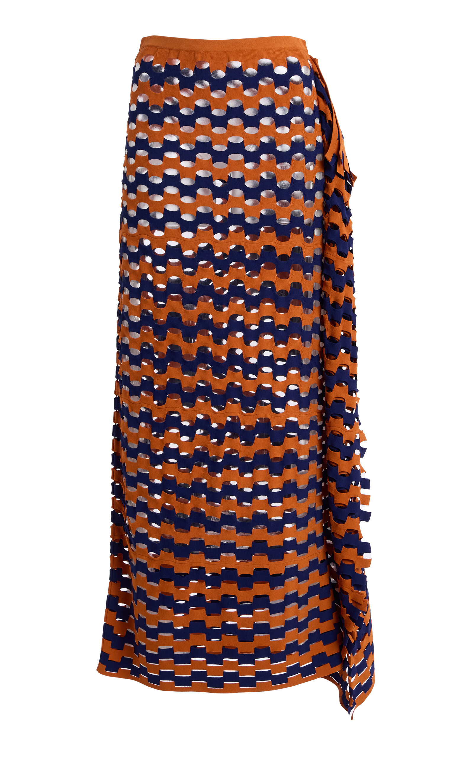 Angelino Open-Knit Maxi Skirt