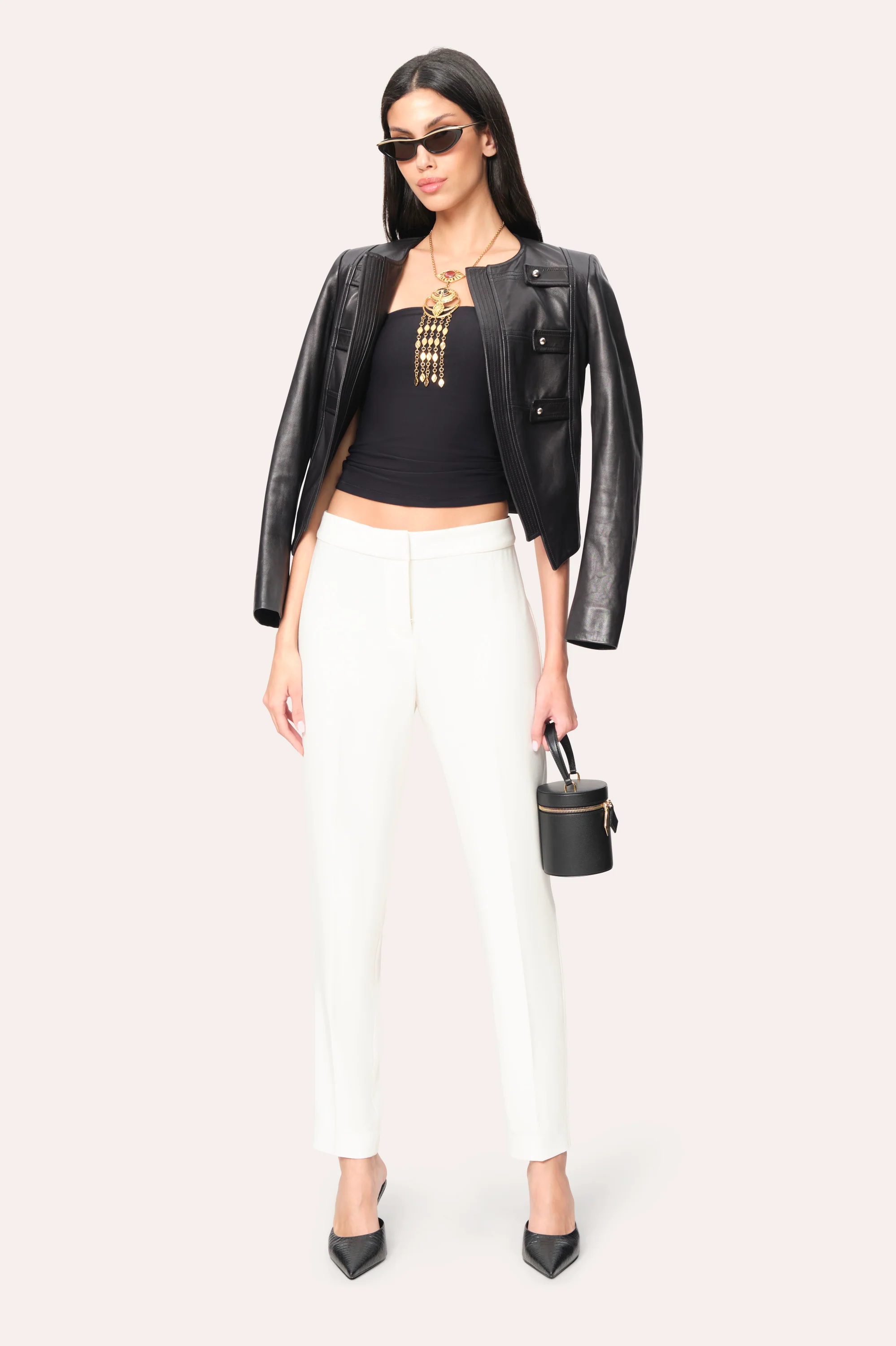 Slim Crepe Pant