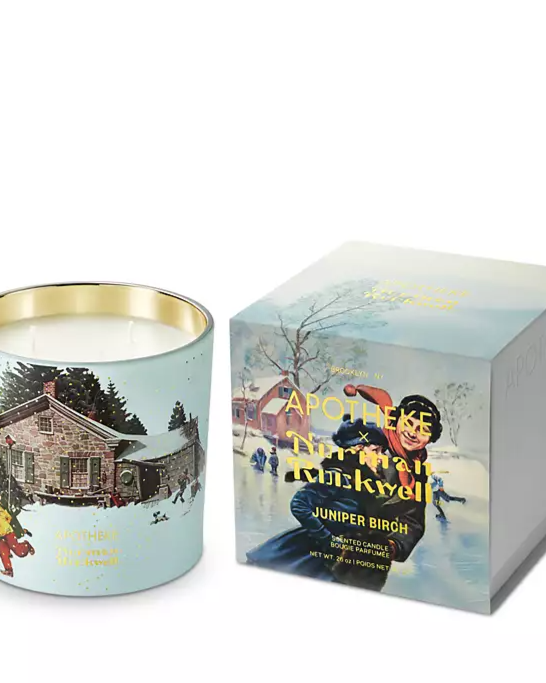 Juniper Birch Norman Rockwell 3-Wick Candle, 26 oz.