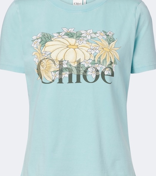 Logo printed cotton jersey T-shirt