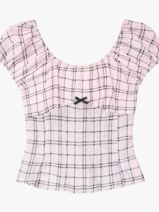 Pat Top - Ballet Plaid