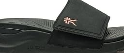 KURU Moment Recovery Slides - Jet Black/Storm Gray