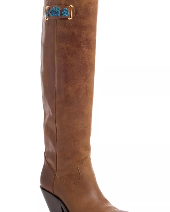 Women's Azelan Leather Knee High Boots