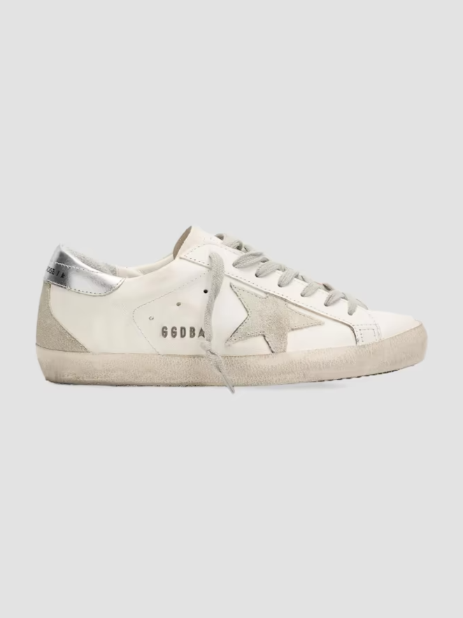 Super-Star Logo Leather Low-Top Sneakers