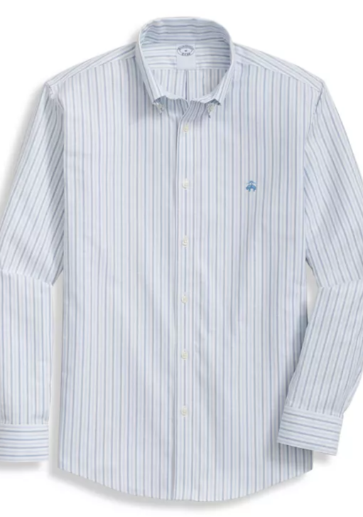 Men's Striped Button Down Shirt