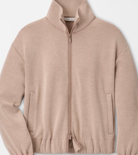 Flora Knit Melange Full-Zip Layer