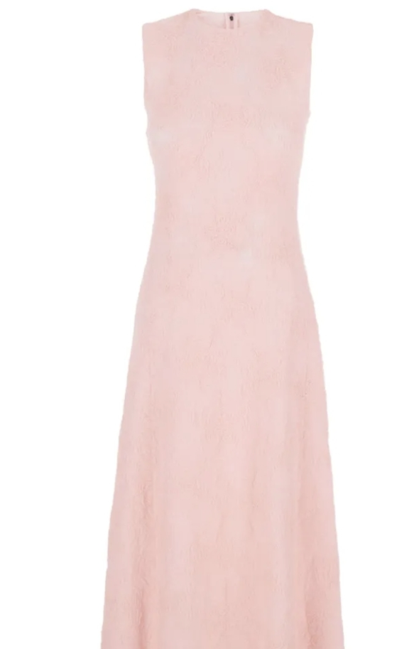 sleeveless zip maxi dress