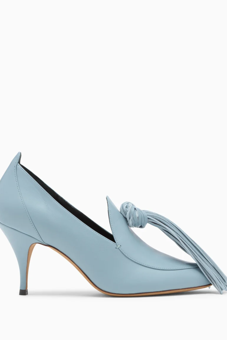 Agata Tassel Pump Arctic