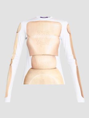 Wooden Body Jersey Long-Sleeve Top