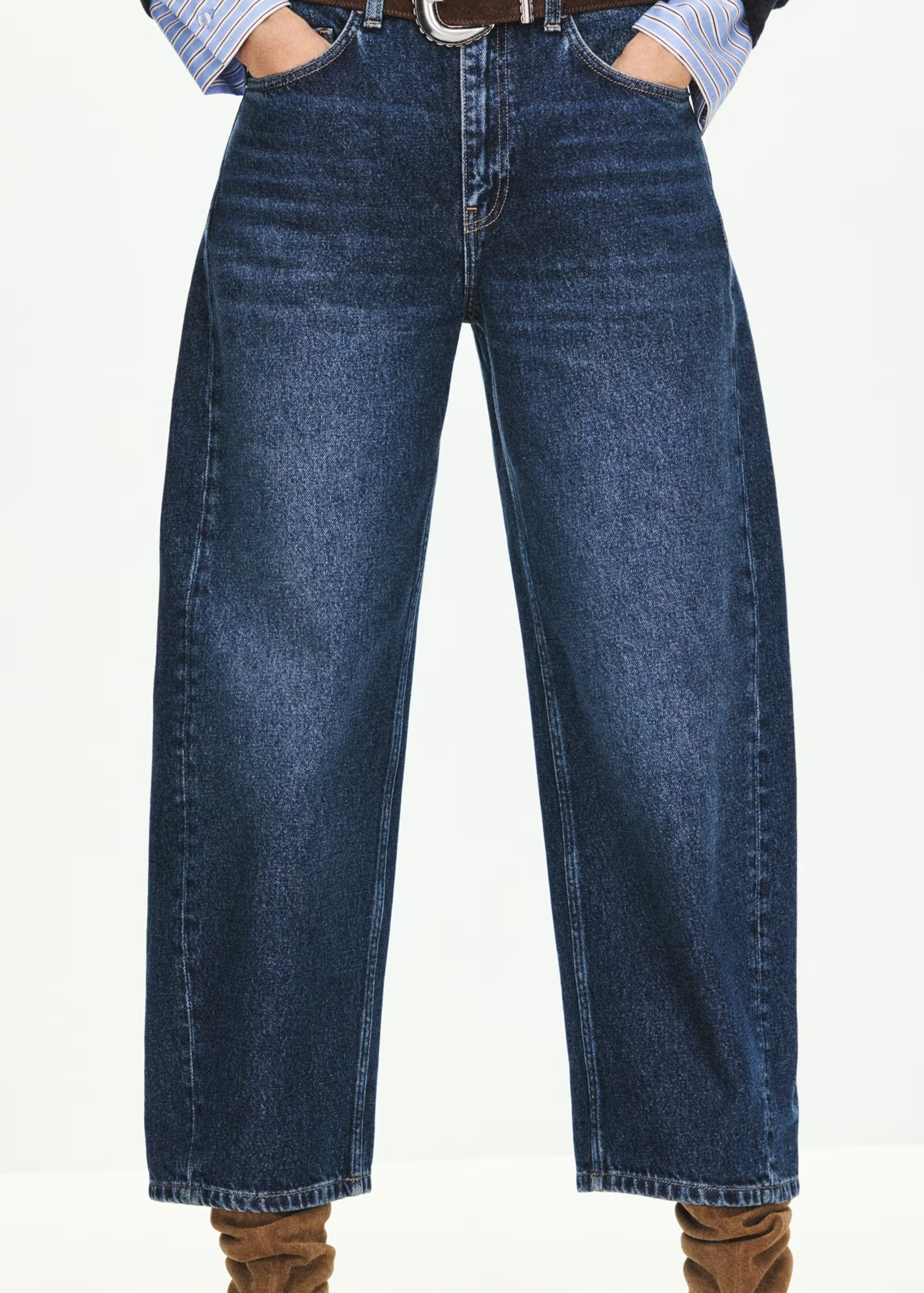 Balloon Crop Jeans