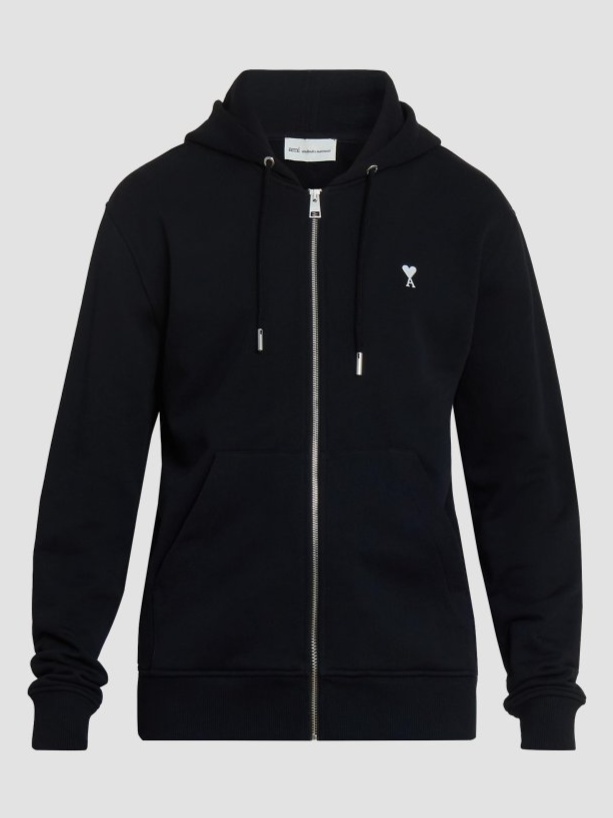 Ami de Coeur Cotton Zip-Front Hoodie