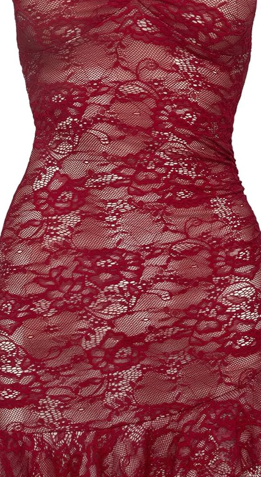 Hailees Lace Strapless Mini Dress