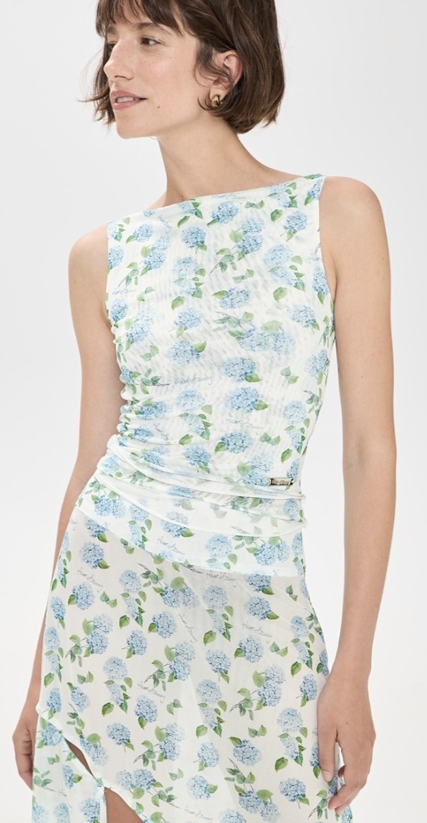 Hydrangea Double Layer Mesh Top