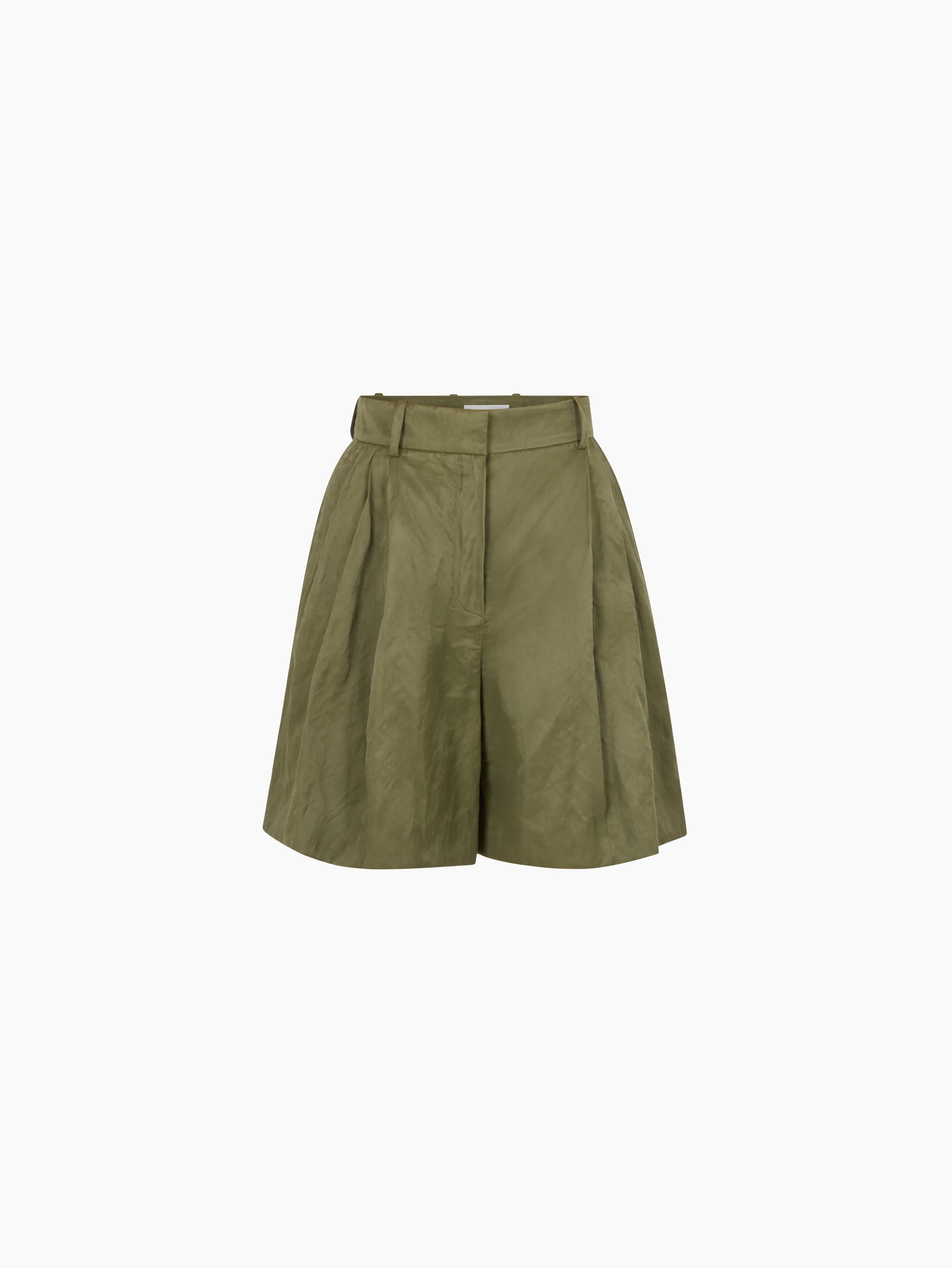 Wrinkled Cotton Short