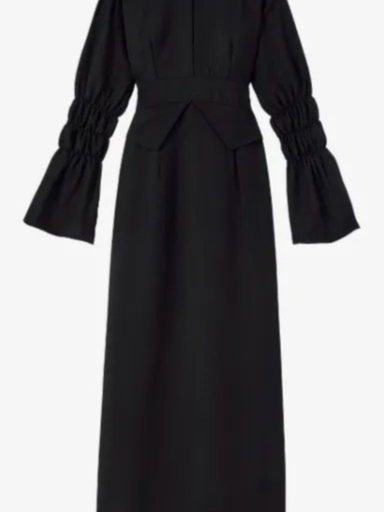 Keith ruched-sleeve dress