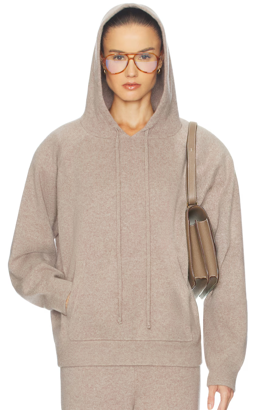 Helsa Saylor Cashmere Knit Hoodie
