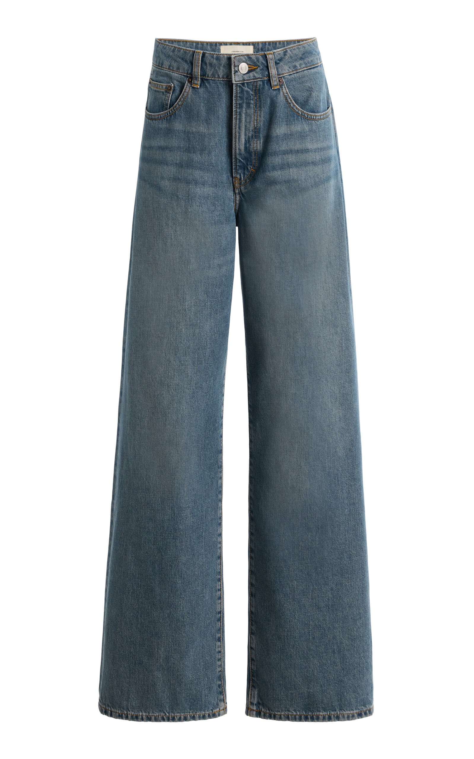 Belem Mid-Rise Wide-Leg Jeans
